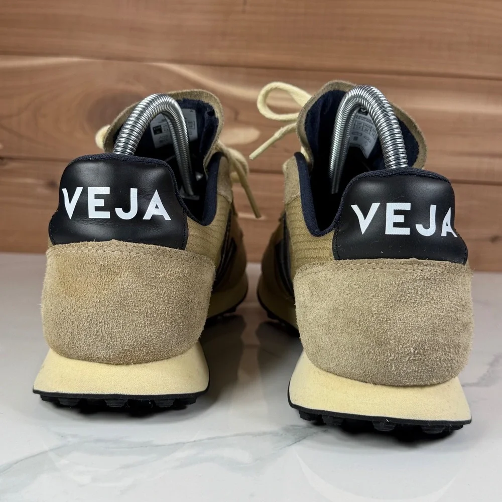 Veja Rio Branco Ripstop Dune Black Suede Leather Sneakers Women size US 9.5 - Picture 8 of 16
